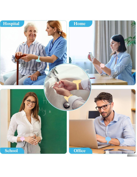 12 Pulseras de Silicona Skyygemm para Notas Escribibles