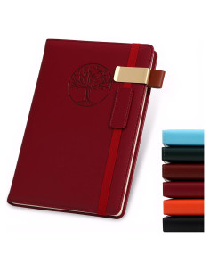 Cuaderno de Tapa Dura DreamDove Rojo Vino A5 5.7" x 8.3"