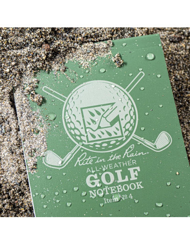 Cuaderno de Golf Rite in the Rain Todo Clima Verde 15.2x8.9cm