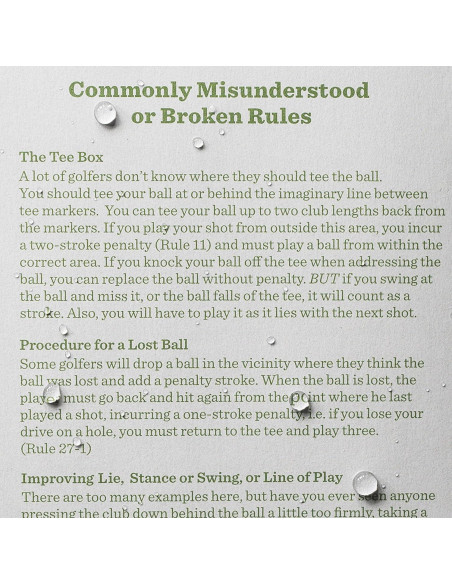 Cuaderno de Golf Rite in the Rain Todo Clima Verde 15.2x8.9cm