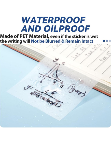 Notas Adhesivas Transparentes Tecolu 7.62x7.62 cm 10 Pestañas