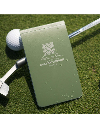 Cuaderno de Golf Rite in the Rain Todo Clima Verde 15.2x8.9cm