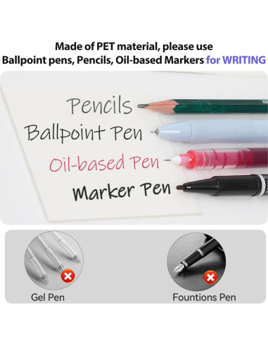 Notas Adhesivas Transparentes Tecolu 7.62x7.62 cm 10 Pestañas