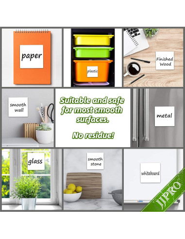 Notas Adhesivas Borrables JJPRO 7.62cm x 7.62cm 12 Pzas