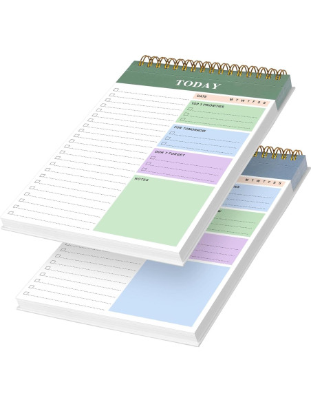 Bloc de Notas Desgarrable Agoer 2 Paquetes 320 Páginas 22x15cm