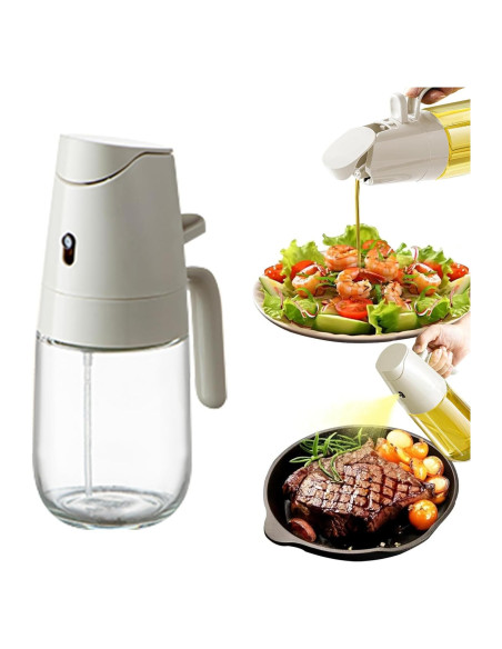 MDZF SWEET HOME Pulverizador de Aceite de Vidrio 300ml 2 en 1