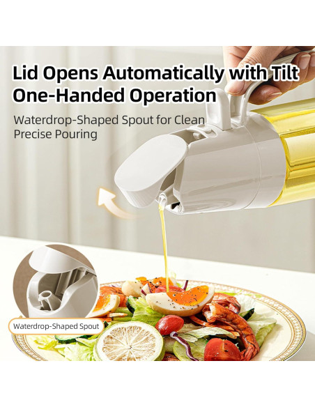 MDZF SWEET HOME Pulverizador de Aceite de Vidrio 300ml 2 en 1