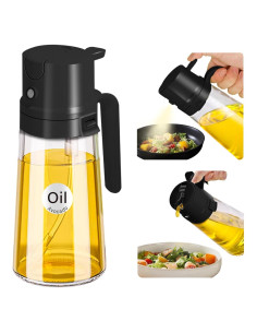 Dispensador de Aceite YARRAMATE 470ml Reutilizable Negro