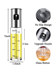 Botella de Spray de Aceite de Vidrio DUTHINGS 100ml Ecológica 2