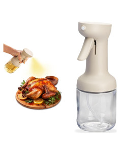 Pulverizador de Aceite MDZF de Vidrio 450ml Blanco - Spray Cocina