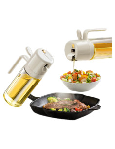 Pulverizador de Aceite MDZF SWEET HOME 550ml 2 en 1 Blanco