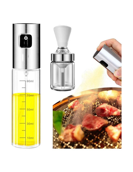 Dispensador de Aceite 2 en 1 DOUSON con Brocha y Pulverizador