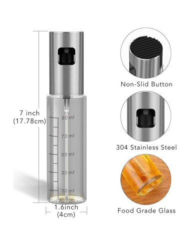 Dispensador de Aceite 2 en 1 DOUSON con Brocha y Pulverizador