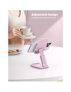 Soporte Ajustable Lamicall para Teléfono 4-8" Rosa 2