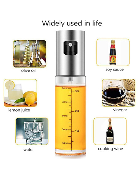 Dispensador de Aceite 2 en 1 DOUSON con Brocha y Pulverizador