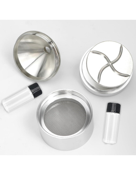 Juego de Molinillo de Pimienta Sufeasdf 5.58 cm Manual Aluminio