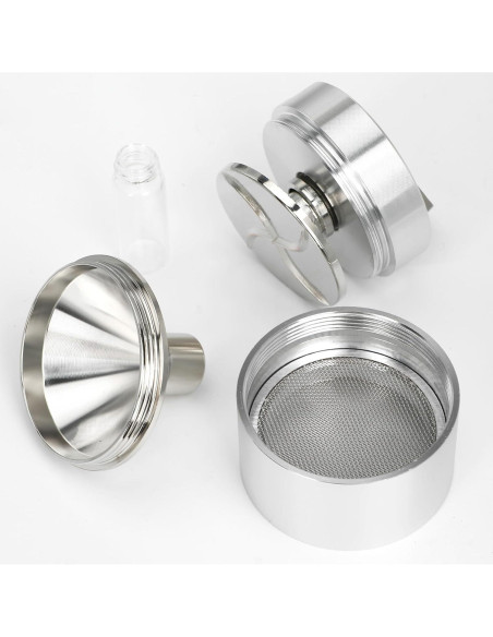 Juego de Molinillo de Pimienta Sufeasdf 5.58 cm Manual Aluminio