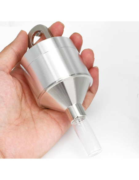 Juego de Molinillo de Pimienta Sufeasdf 5.58 cm Manual Aluminio