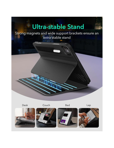 Funda Rotativa ESR para iPad Pro 13" (2024) Negra