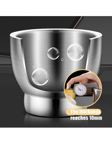 Juego de Mortero y Mano Acero Inoxidable 12.7 cm Partyreal