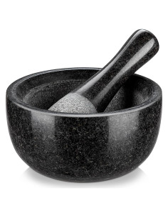 Mortero y Mano Velaze de Granito 16 cm - Triturador de Especias