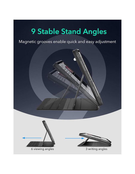 Funda Rotativa ESR para iPad Pro 13" (2024) Negra