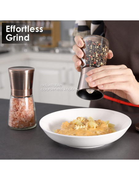 Set de 2 Molinillos de Sal y Pimienta Vzaahu Cobre 142g