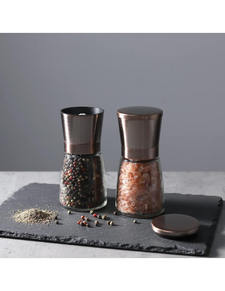 Set de 2 Molinillos de Sal y Pimienta Vzaahu Cobre 142g