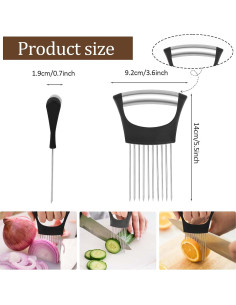 Cortador de Verduras WY LIGHTING LEVEL Acero Inoxidable 14cm 2