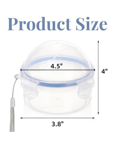 Paquete de 4 Contenedores de Almacenamiento Eorbow para Cebollas 2