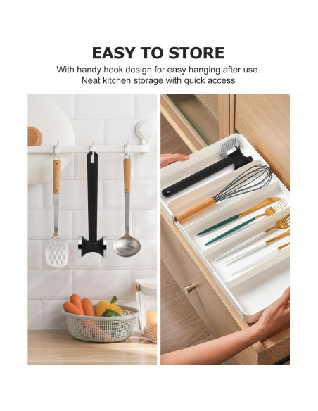 Martillo Aplanador de Carne MOSFiATA Acero Inoxidable 24.1cm