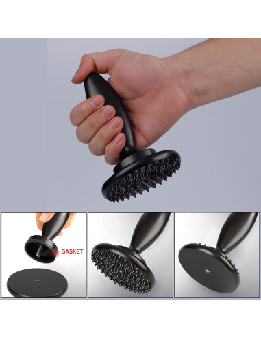 Prensa de Hamburguesas KAYCROWN + Ablandador de Carne Doble Cara