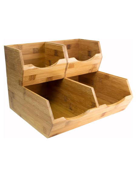 Cestas de Almacenamiento de Bambú HOMESTEAD - Set de 3 Piezas