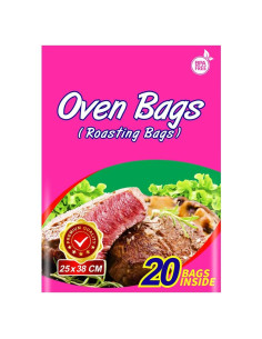 20 Bolsas para Horno OOFLAYE 25x38 cm Resistentes al Calor