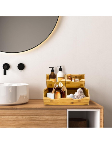 Cestas de Almacenamiento de Bambú HOMESTEAD - Set de 3 Piezas