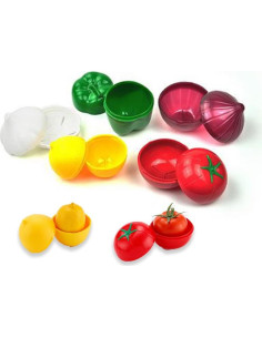 Juego de 5 Contenedores de Almacenamiento de Alimentos OUKEYI 2