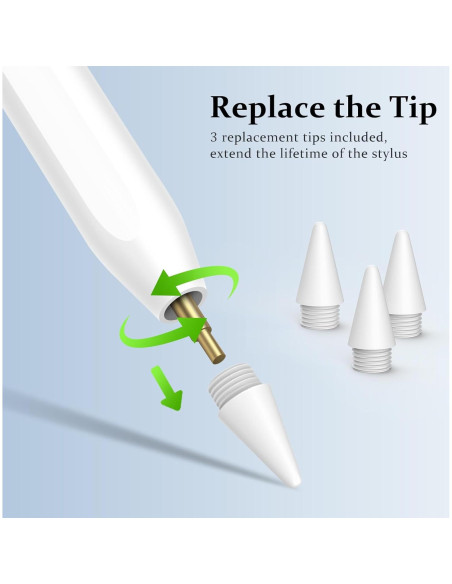 Stylus Pen MEKO para iPad 10 y 9 Gen, Carga Rápida