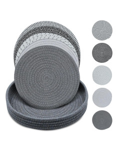 Trivetes de Cocina HoomTop 25.4cm Resistentes al Calor 5 Pcs