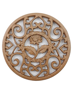 Trivet de Hierro Fundido Bitray Dorado Vintage 11.9cm