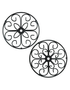 Trivete de Hierro TEAKISS Redondo 21 cm - Set de 2