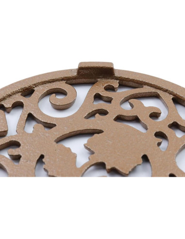 Trivet de Hierro Fundido Bitray Dorado Vintage 11.9cm