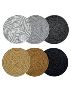 Juego de 6 Trivetes de Cocina AKUYO Resistentes al Calor