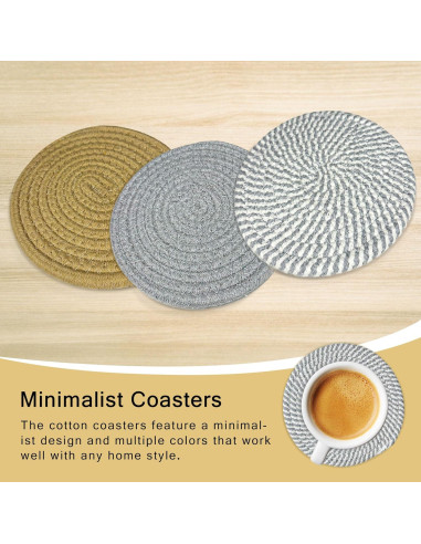 Juego de 6 Trivetes de Cocina AKUYO Resistentes al Calor