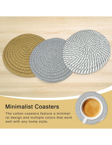 Juego de 6 Trivetes de Cocina AKUYO Resistentes al Calor