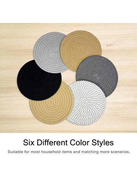 Juego de 6 Trivetes de Cocina AKUYO Resistentes al Calor