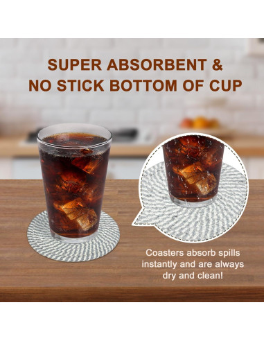 Juego de 6 Trivetes de Cocina AKUYO Resistentes al Calor