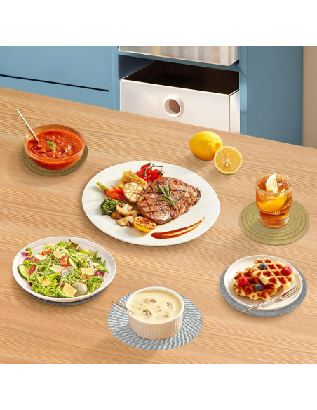 Juego de 6 Trivetes de Cocina AKUYO Resistentes al Calor