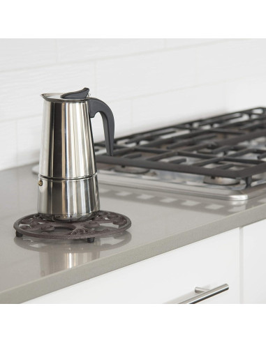 Trivet de Hierro Fundido GASARÉ - Diseño Árbol de la Vida 20.32cm