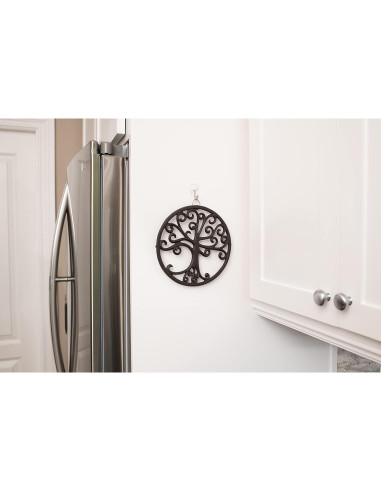 Trivet de Hierro Fundido GASARÉ - Diseño Árbol de la Vida 20.32cm