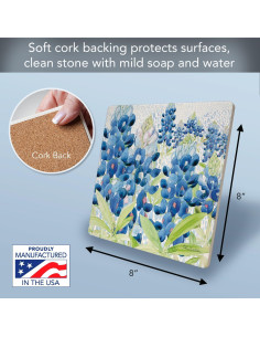 Trivet Decorativo de Cerámica Counterart 20x20 cm Antideslizante 2